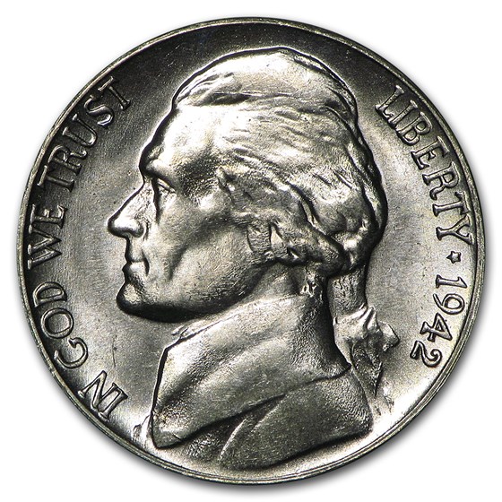 1942-D Jefferson Nickel BU 1942-D Jefferson Nickel BU